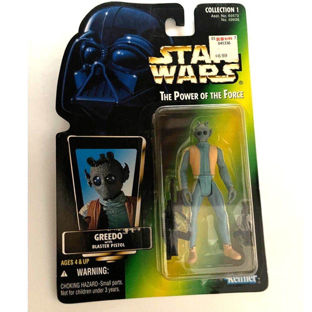 Star Wars Power Of The Force Greedo 3.75" Action Figure 1996 Hasbro New Sealed